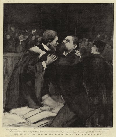 The Trial of M Zola, at the Conclusion of the Fourteenth Day by John da Costa